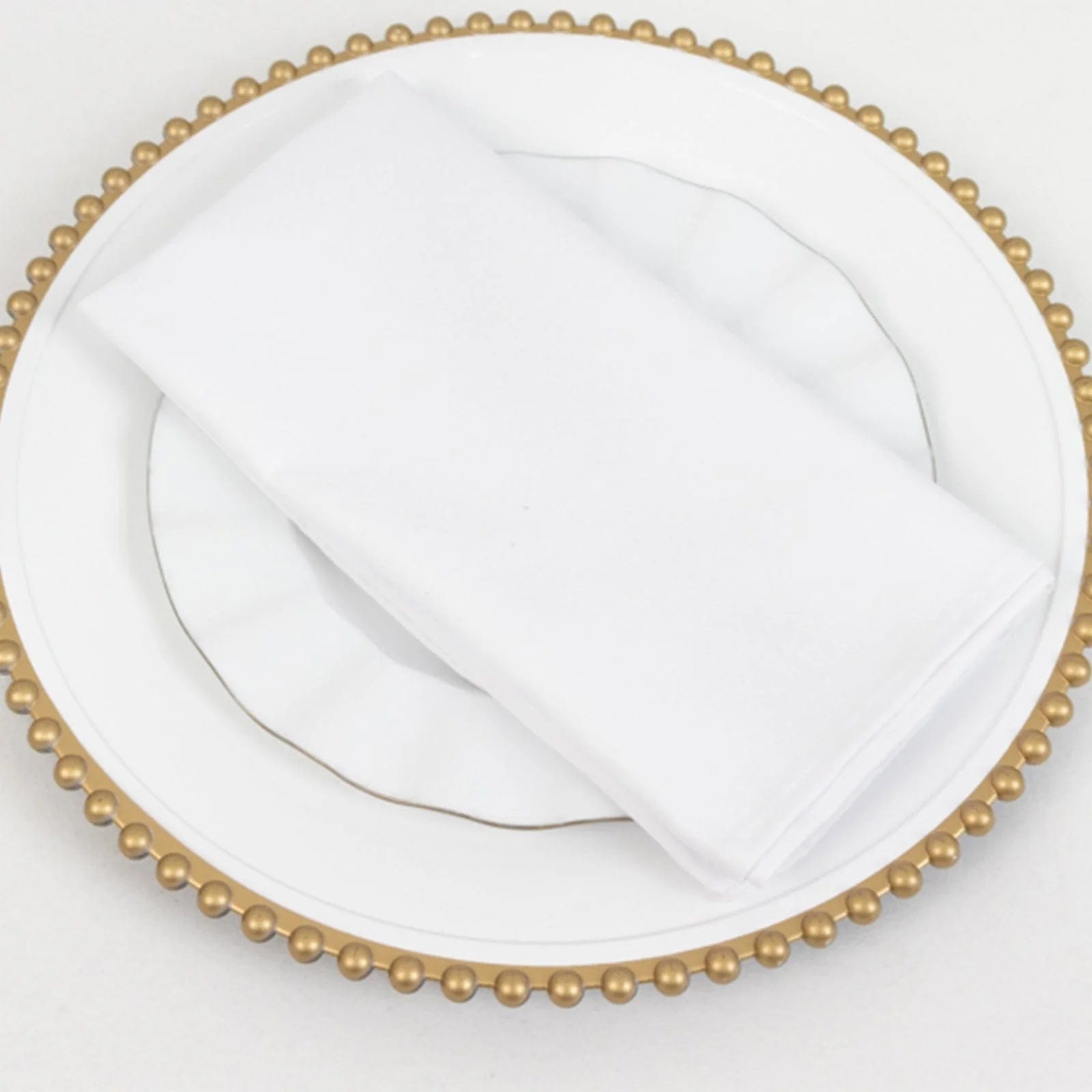 5 Cotton Blend 20x20 in Square Dinner Table Napkins