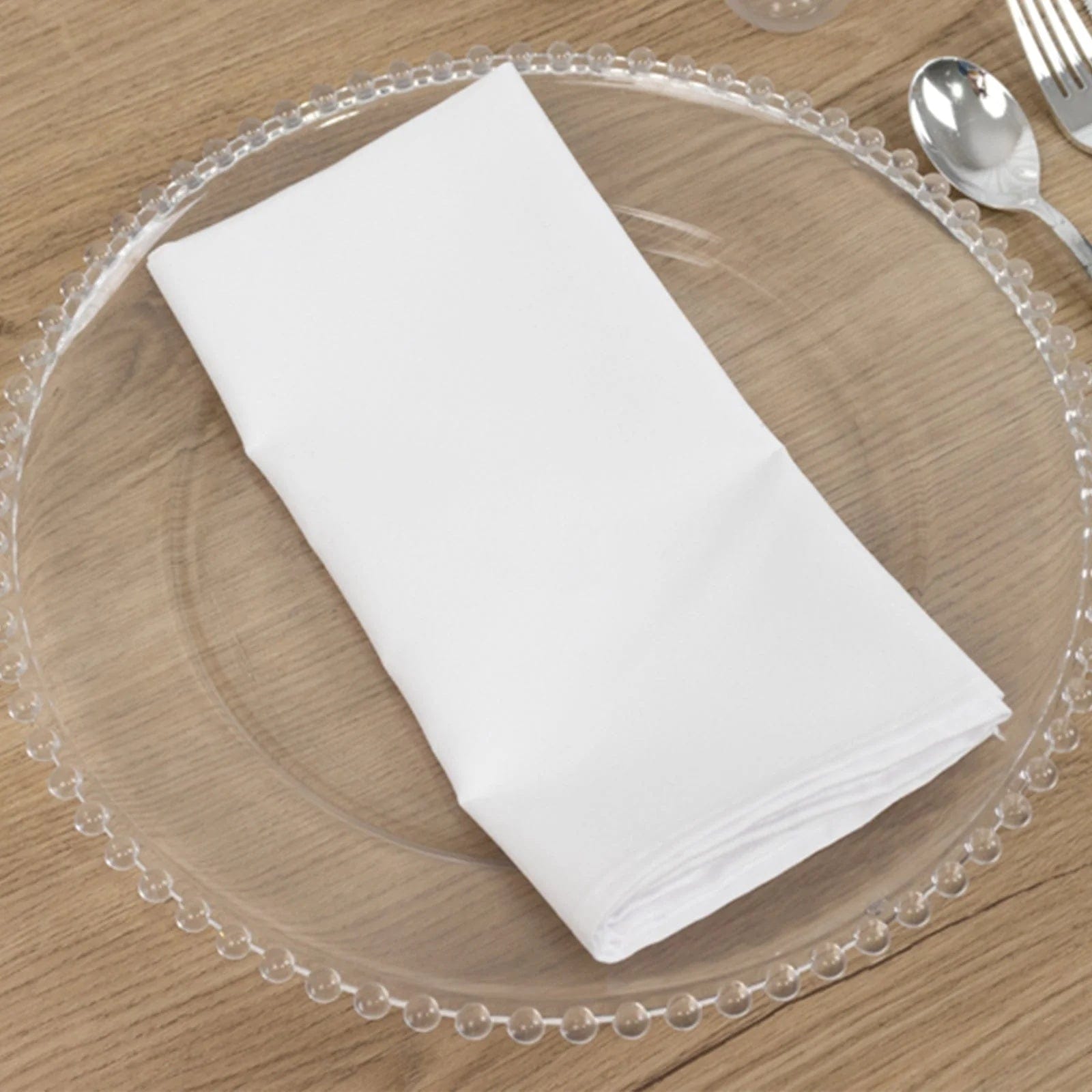 5 Cotton Blend 20x20 in Square Dinner Table Napkins