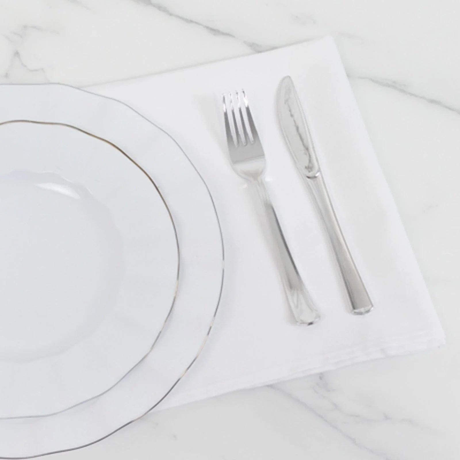 5 Cotton Blend 20x20 in Square Dinner Table Napkins