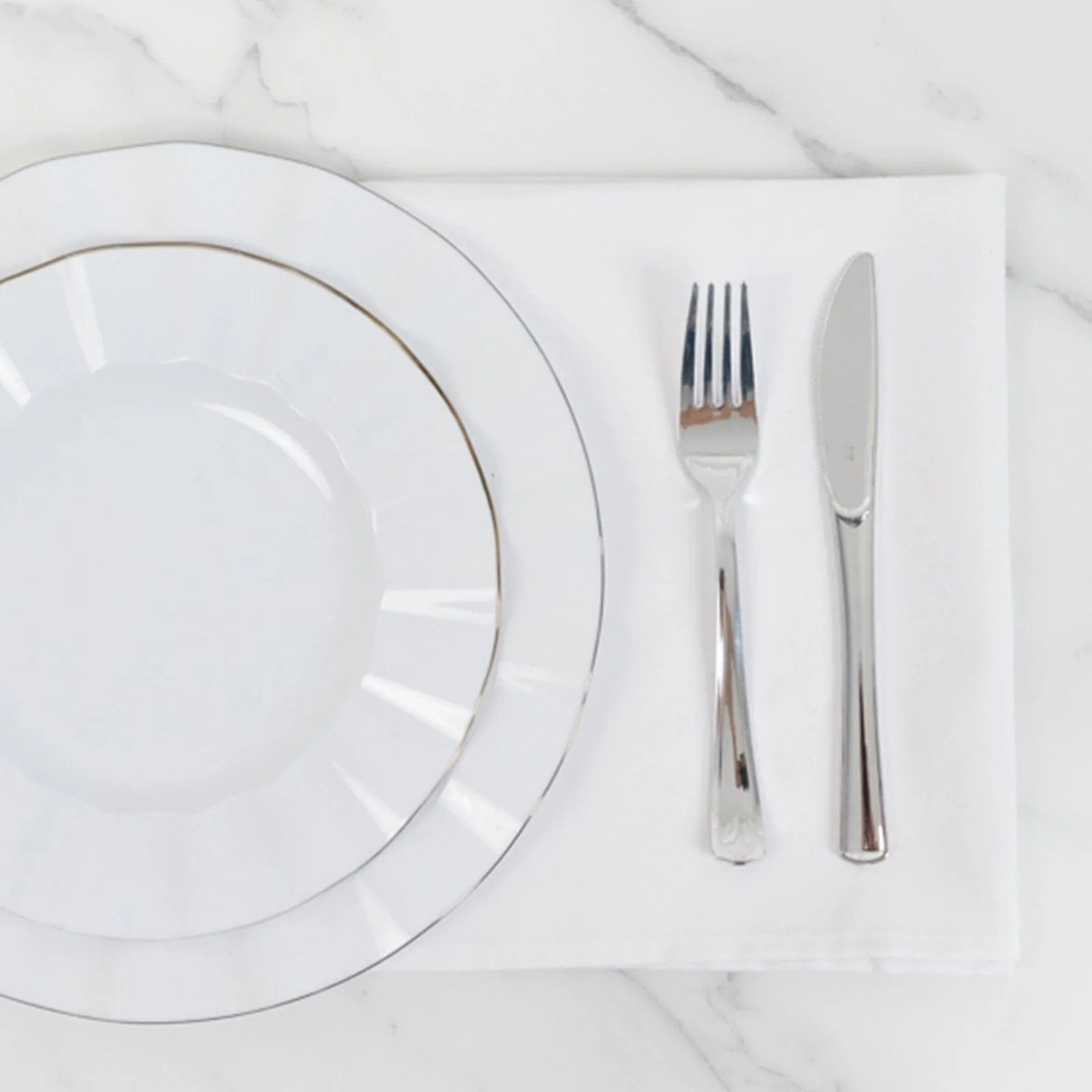 5 Cotton Blend 20x20 in Square Dinner Table Napkins