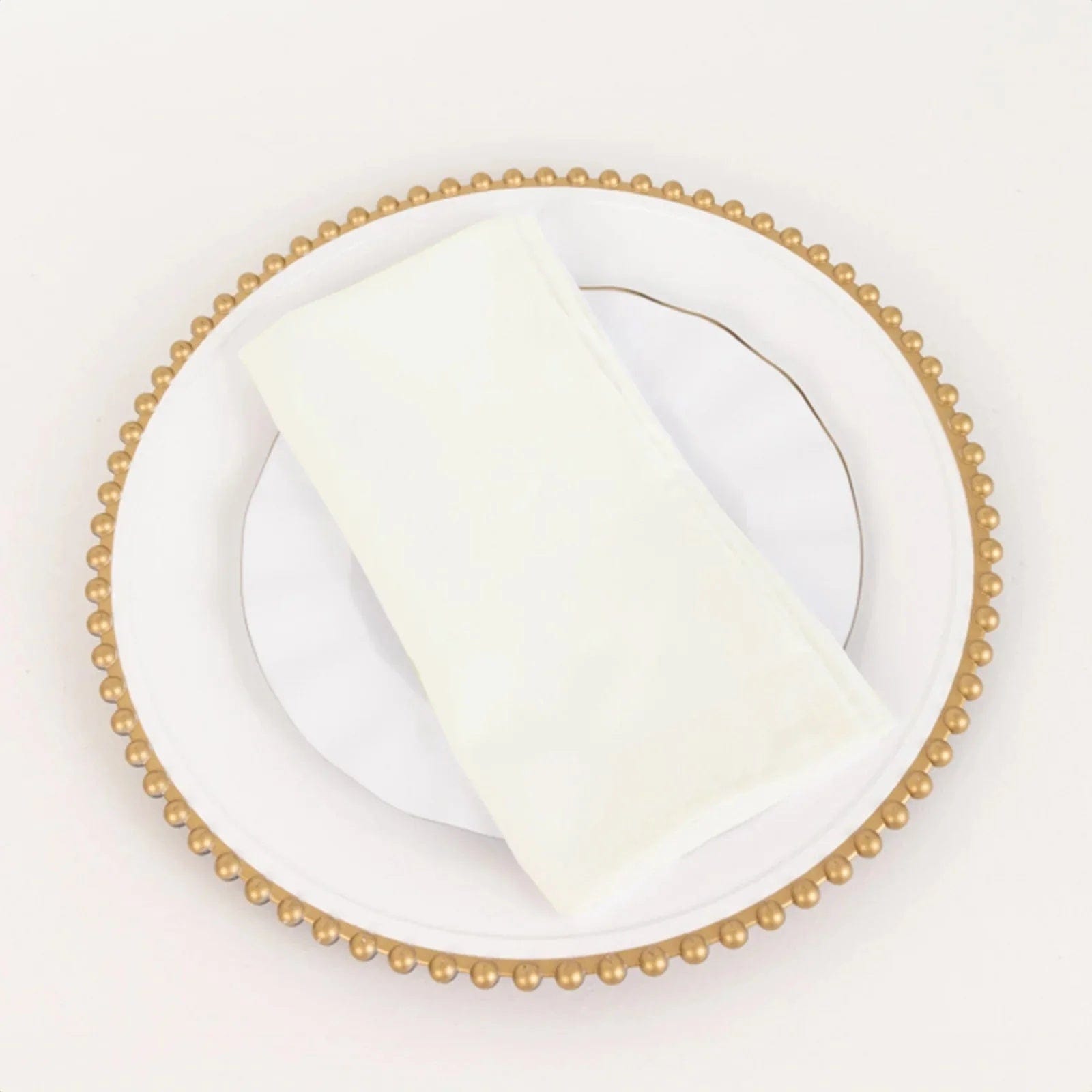 5 Cotton Blend 20x20 in Square Dinner Table Napkins