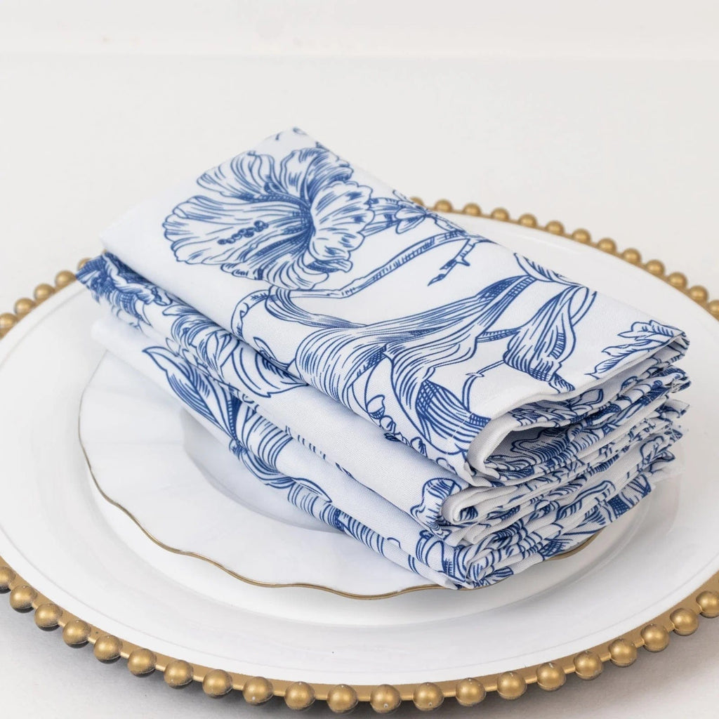 Elegant 17"x17" Polyester Napkins - Multiple Colors, Sold In 5-Pack Or 20-Pack (USA Made)