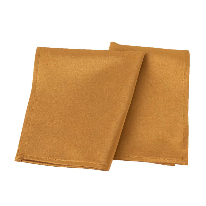 5 Pack 17x17 in Shimmer Scuba Wrinkle-Free Reusable Lustrous Napkins