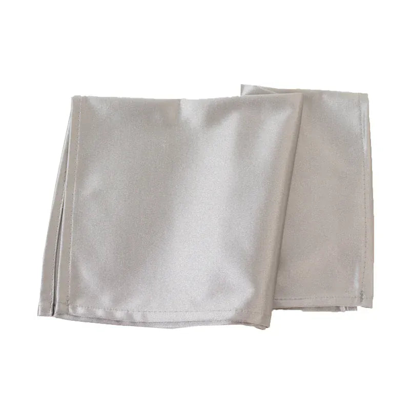5 Pack 17x17 in Shimmer Scuba Wrinkle-Free Reusable Lustrous Napkins