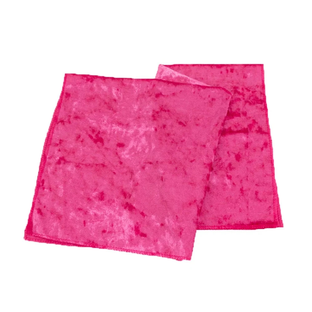 5 pcs 20x20 in Premium Crushed Velvet Dinner Table Napkins