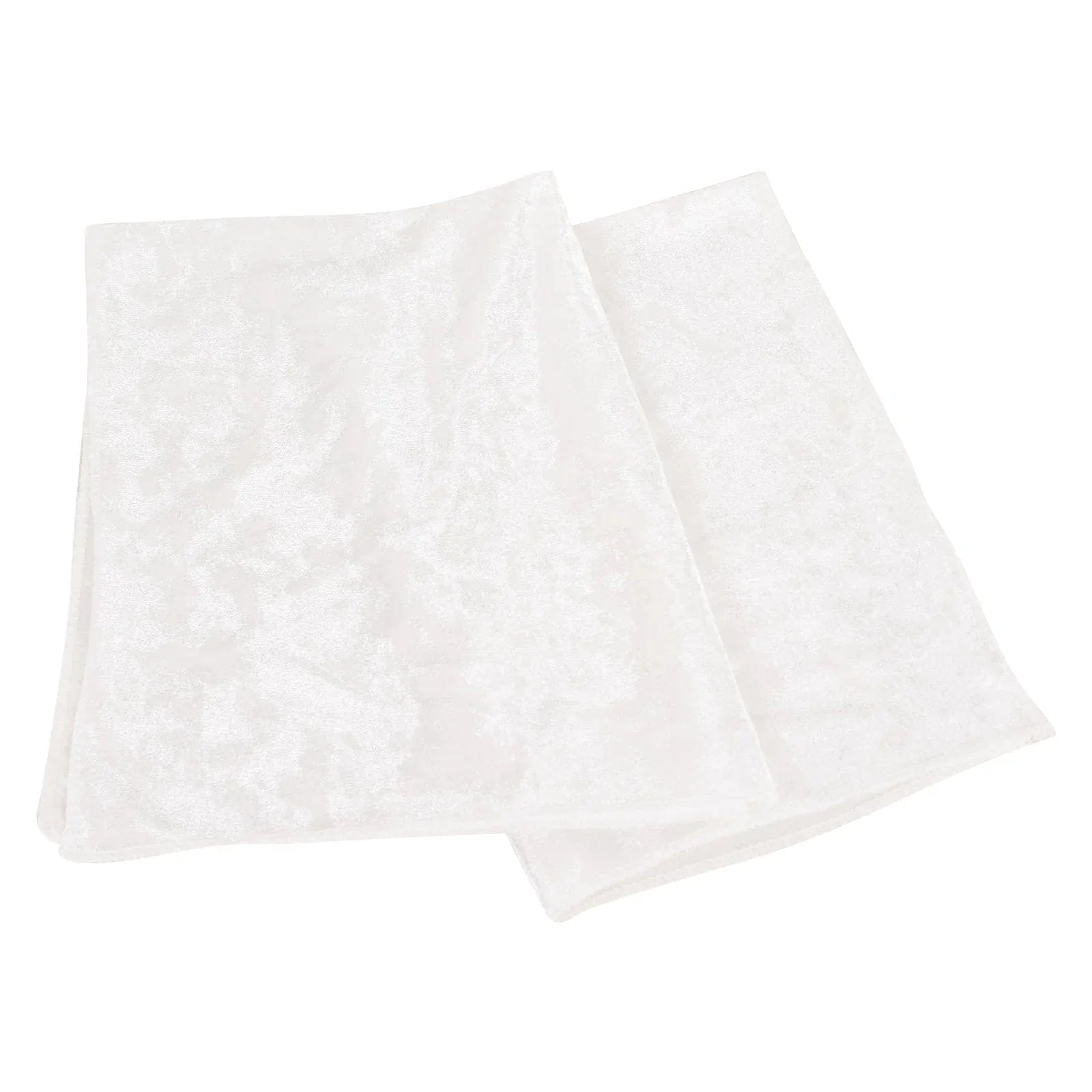 5 pcs 20x20 in Premium Crushed Velvet Dinner Table Napkins