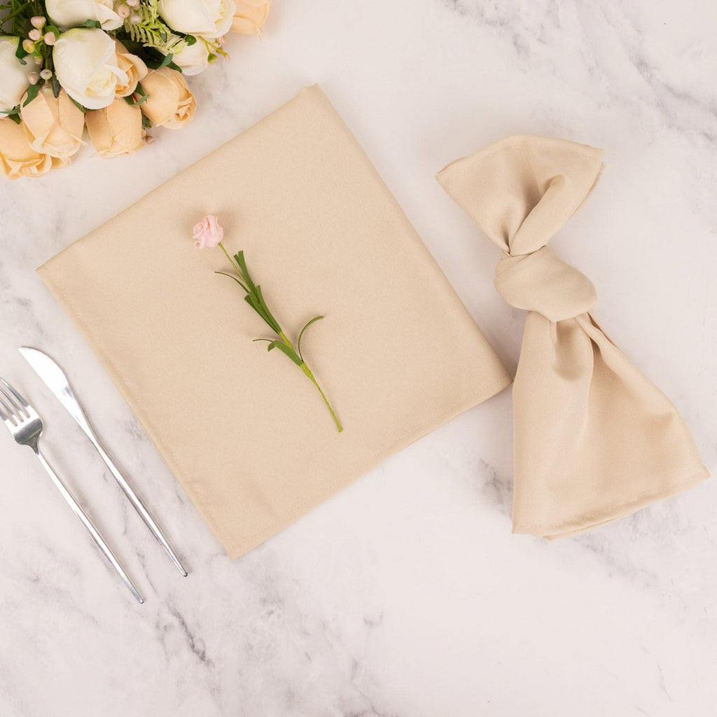 Bistro Cloth Napkins – Buy Spun Polyester Table Cloth Napkins in Bulk –  TableLinensforLess