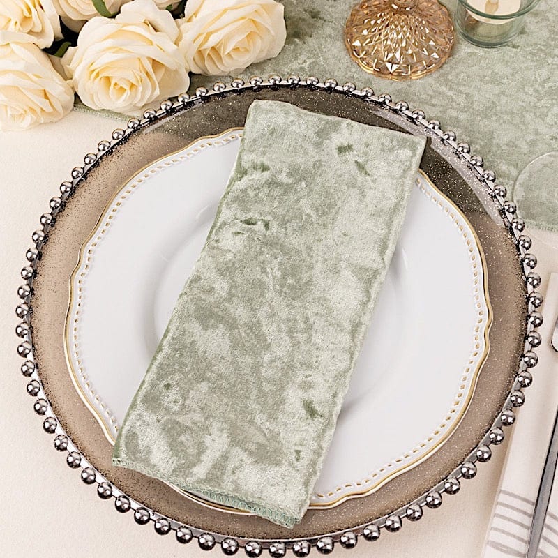 Sage Green Linen Napkins and Placemats for Wedding Cloth 