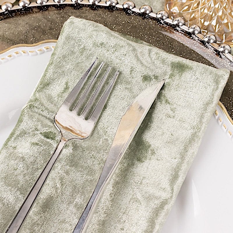 Polyester Napkin 20x20 - Sage Green - CV Linens  Table settings  everyday, Outdoor dinner, Fall table settings