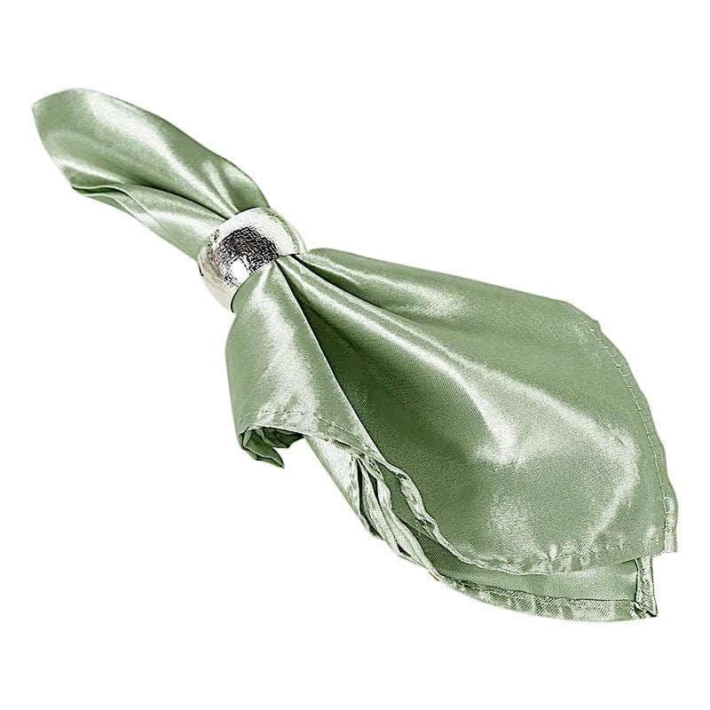 5 Satin Dinner Napkins Wedding Party Reception Events