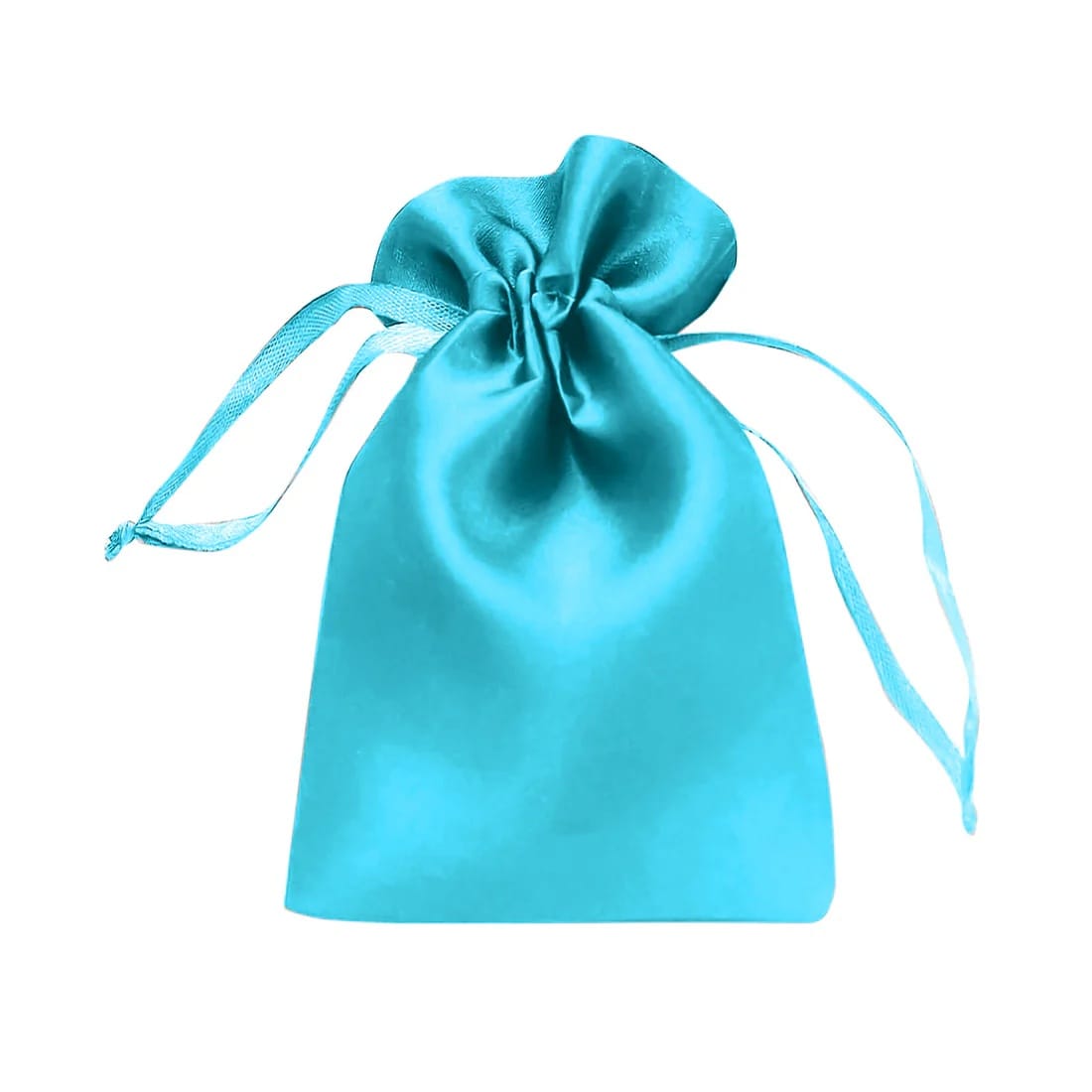 60 Favor Bags 3x4 in Satin Wedding Party Drawstring Pouch