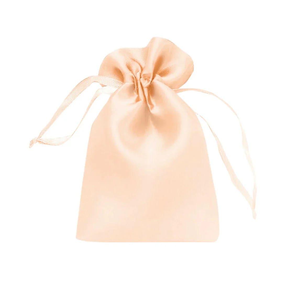 60 Favor Bags 3x4 in Satin Wedding Party Drawstring Pouch