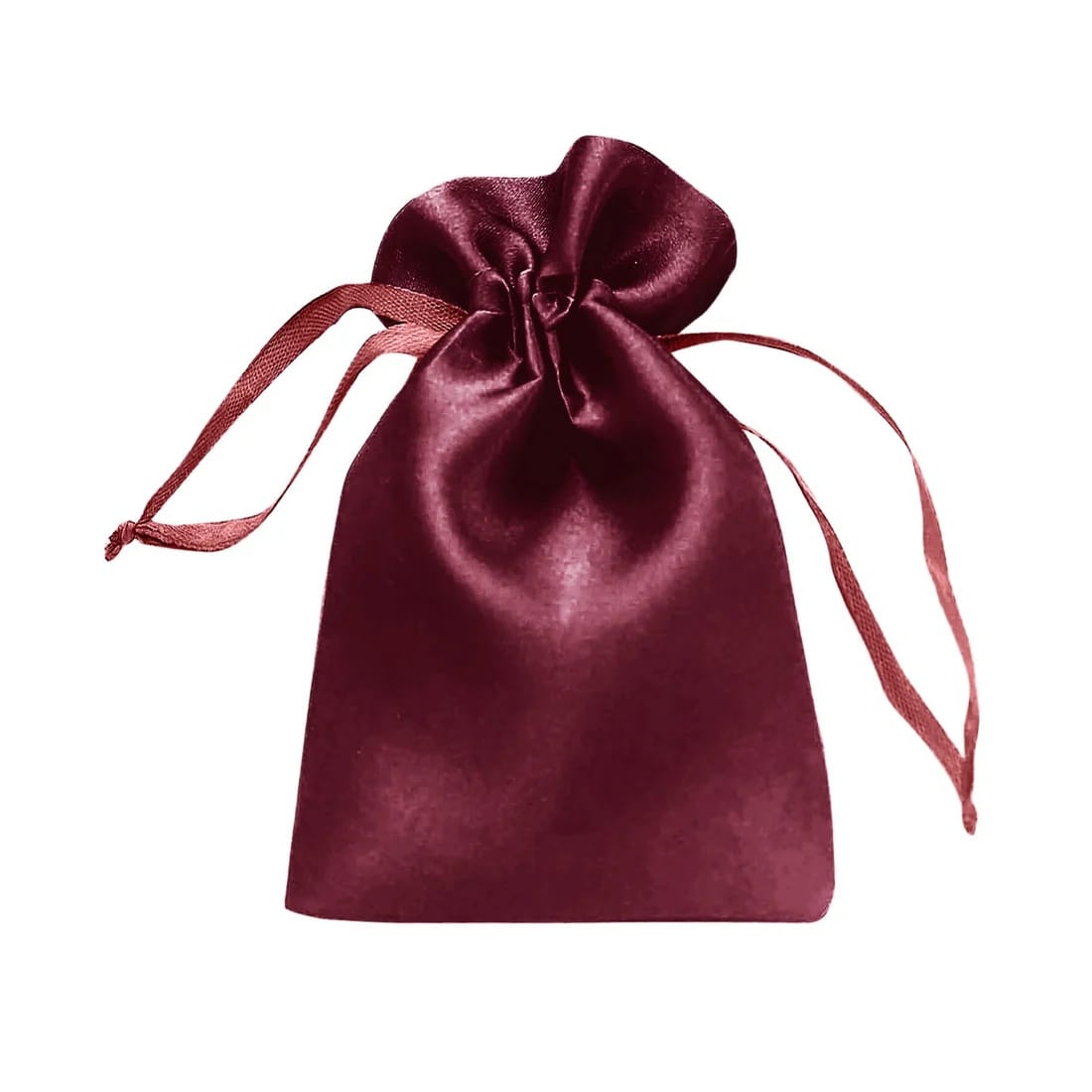 60 Favor Bags 3x4 in Satin Wedding Party Drawstring Pouch