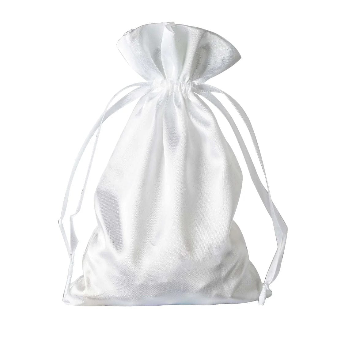 60 Favor Bags 6x9 in Satin Wedding Party Drawstring Pouch