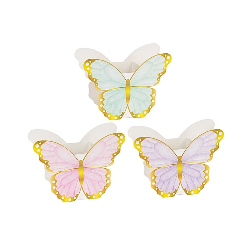 12 Assorted Paper Butterfly Party Gift Boxes