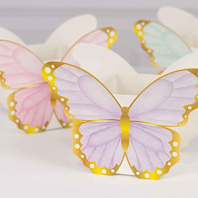 12 Assorted Paper Butterfly Party Gift Boxes