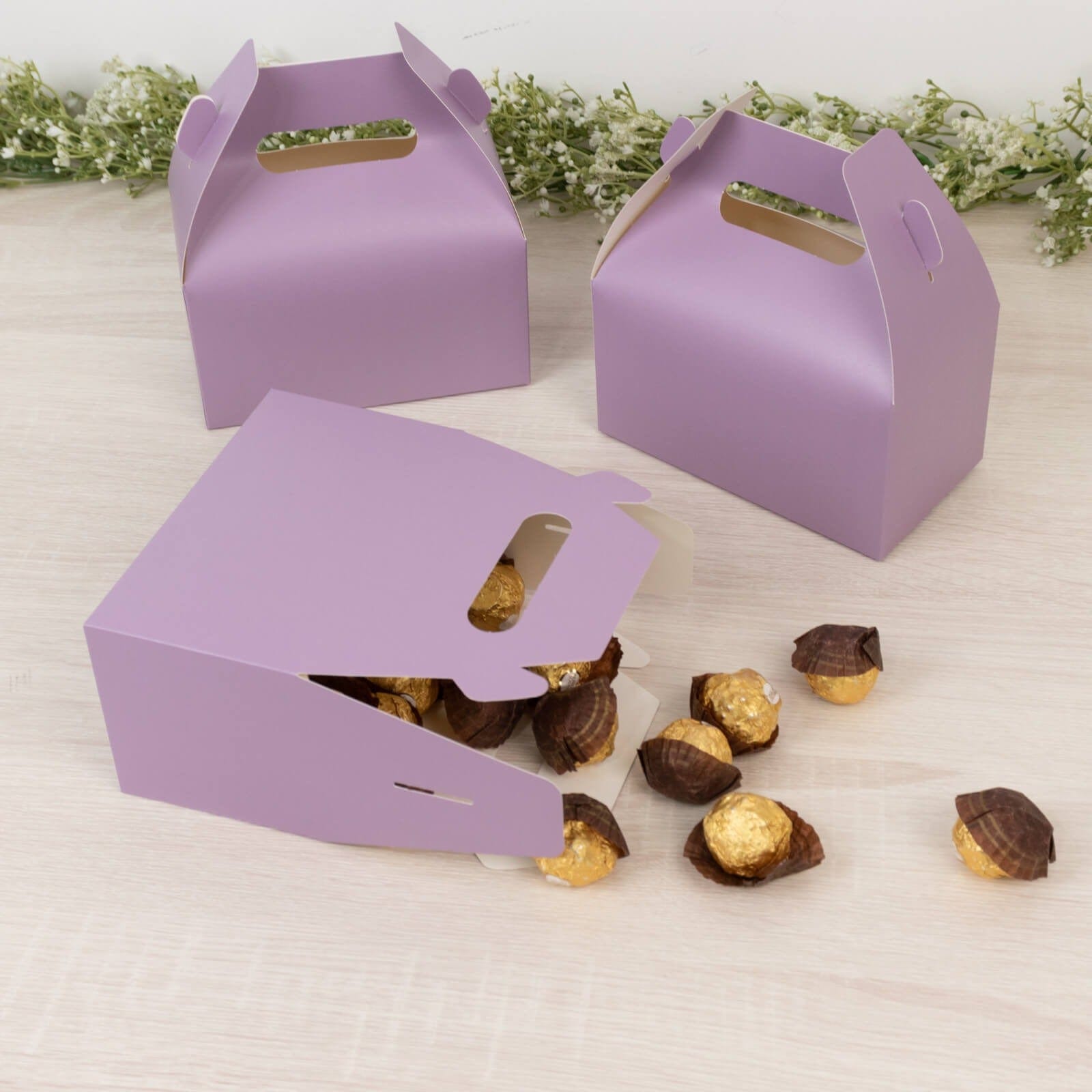 25 Tote Gift Boxes Party Treats Favor Holders