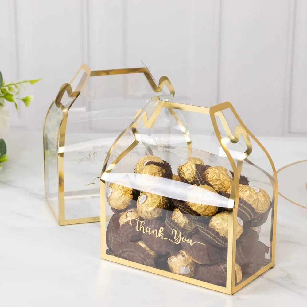 25 Tote Gift Boxes Party Treats Favor Holders