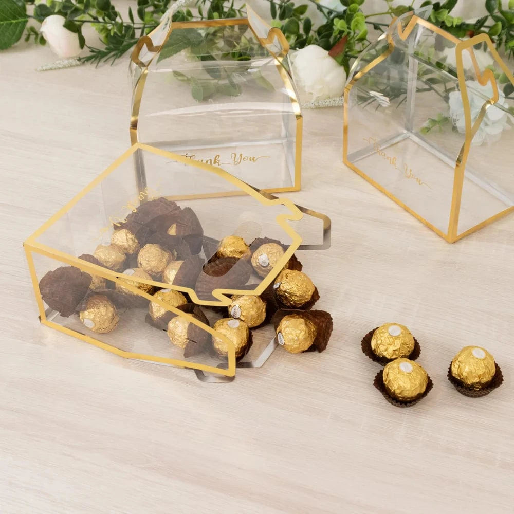25 Tote Gift Boxes Party Treats Favor Holders