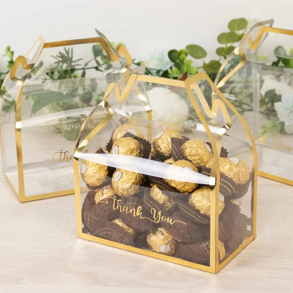 25 Tote Gift Boxes Party Treats Favor Holders