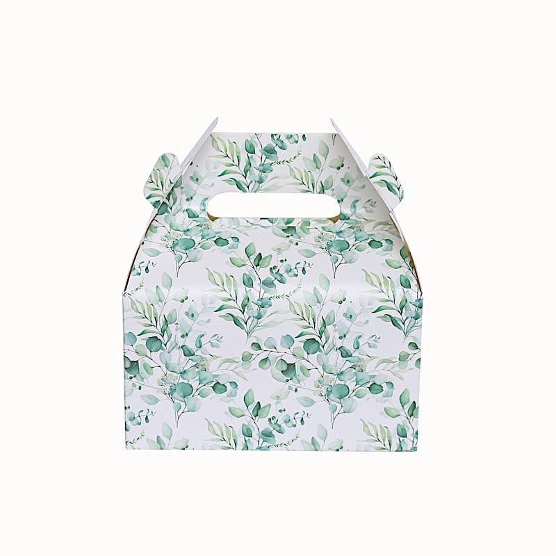 25 Floral Printed Tote Gift Boxes Party Favor Holders