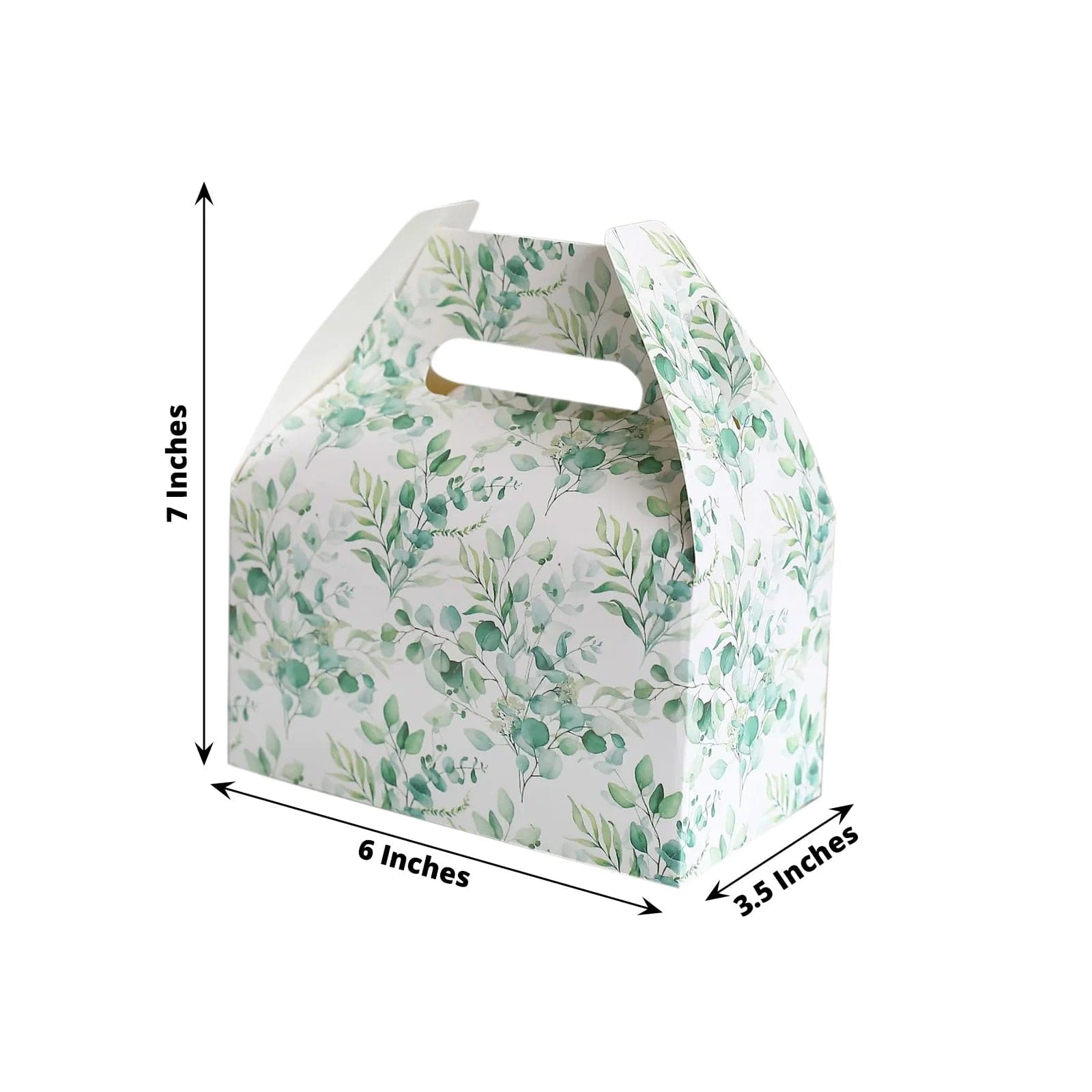 25 Floral Printed Tote Gift Boxes Party Favor Holders