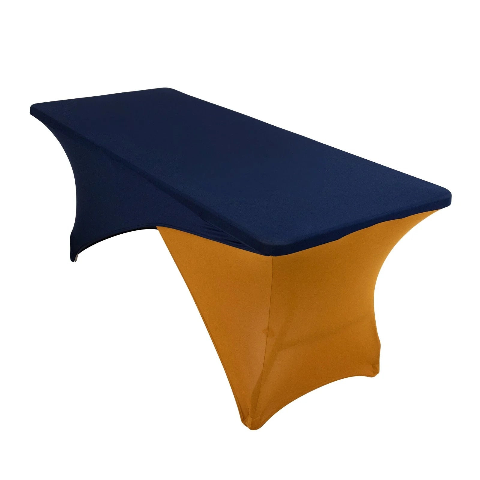 6 feet Cross Over Fitted Spandex Tablecloth Rectangular Table Cover