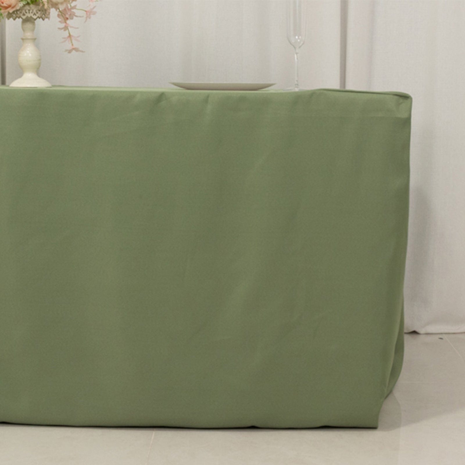 6 feet Fitted Rectangular Tablecloth Table Cover Wedding Linens