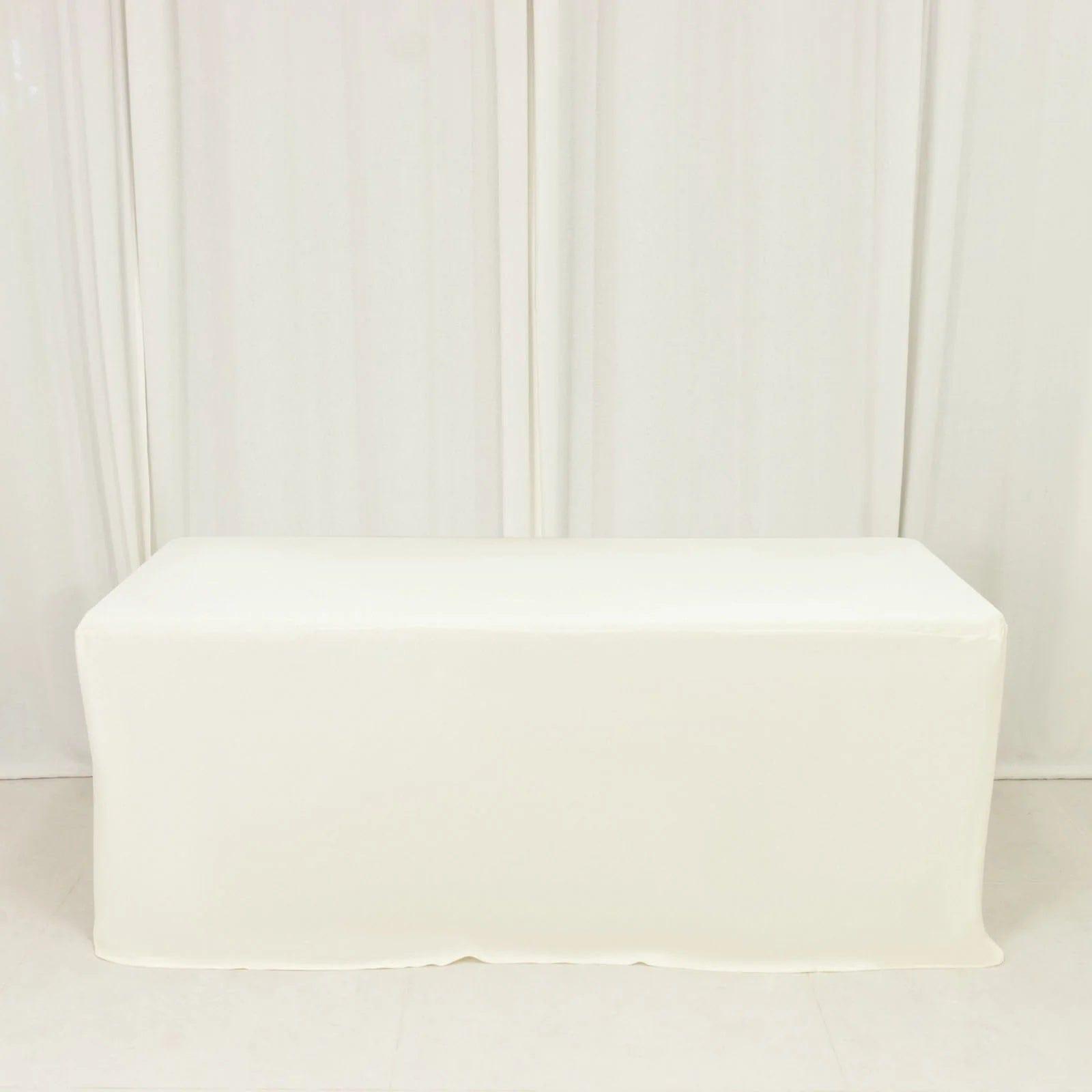 6 feet Fitted Scuba Polyester Rectangle Tablecloth
