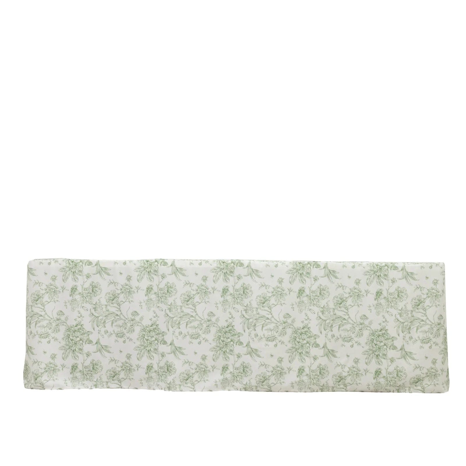 8 feet Fitted Polyester Rectangle Tablecloth with French Toile Floral Pattern