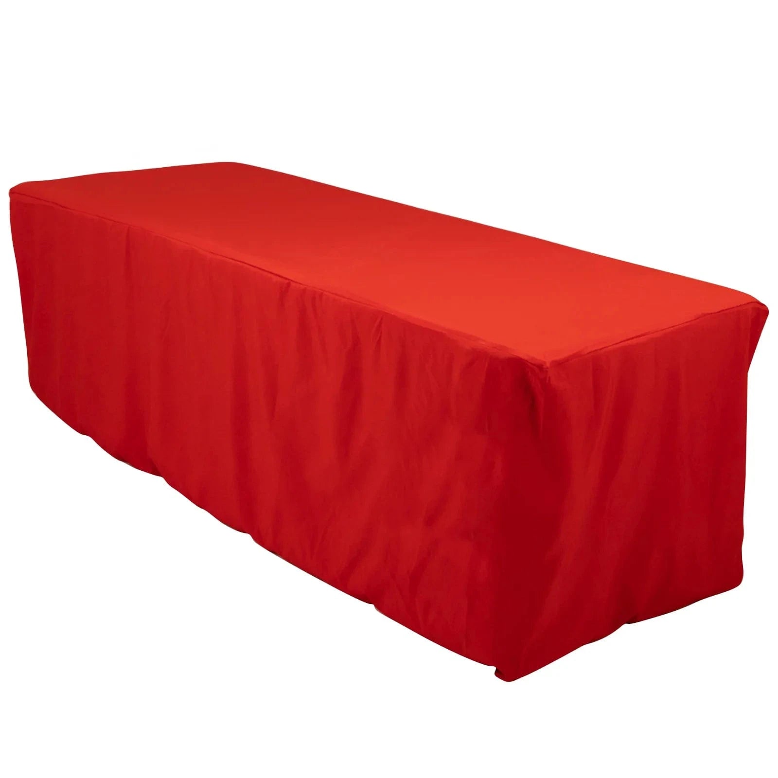 8 feet Fitted Premium Polyester Rectangle Tablecloth