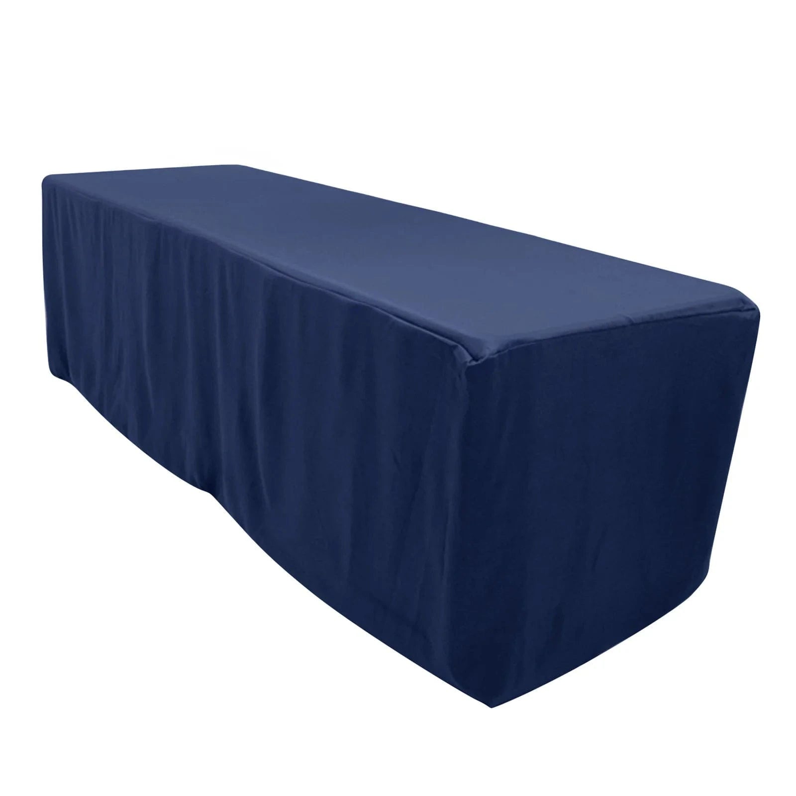 8 feet Fitted Premium Polyester Rectangle Tablecloth