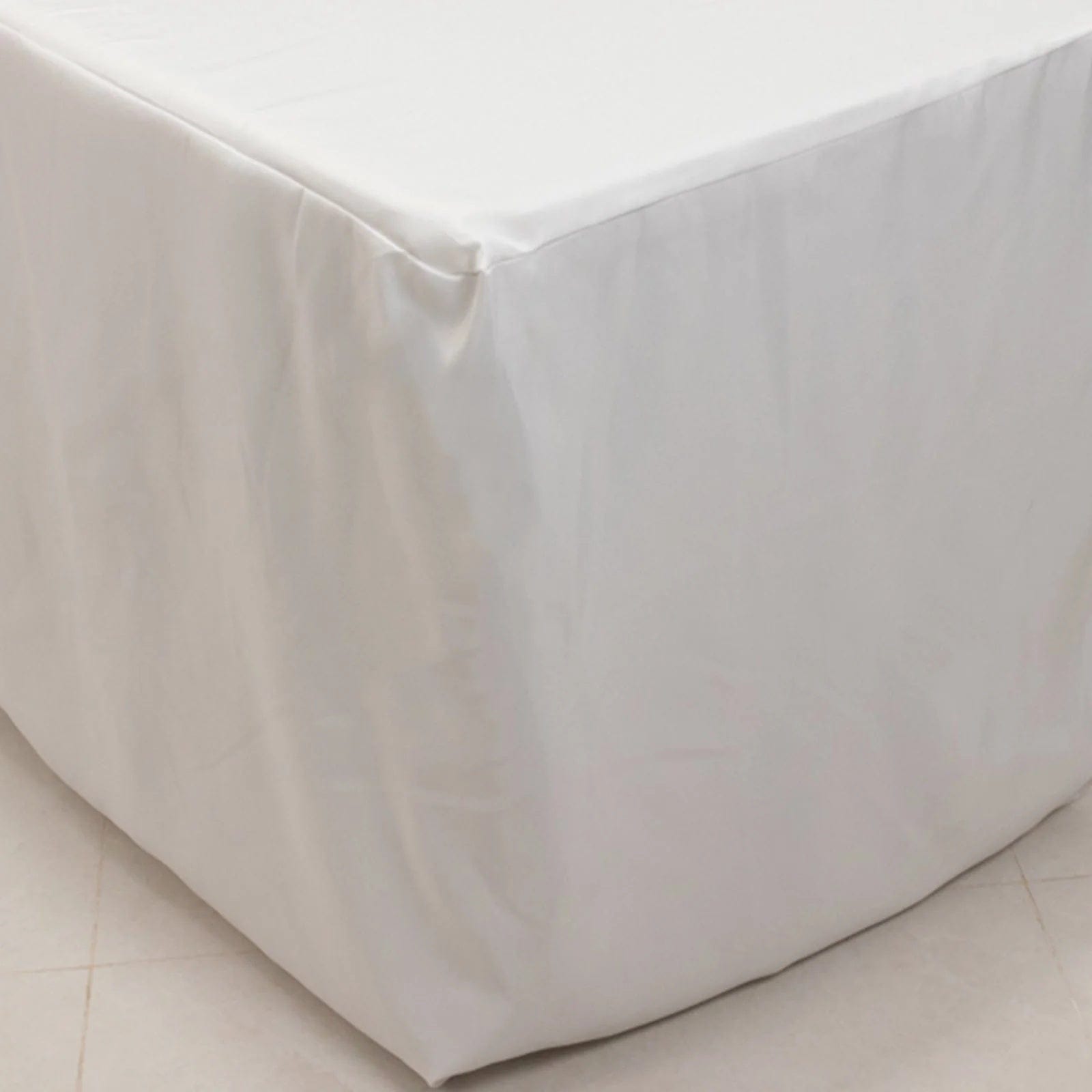 8 feet Fitted Premium Polyester Rectangle Tablecloth