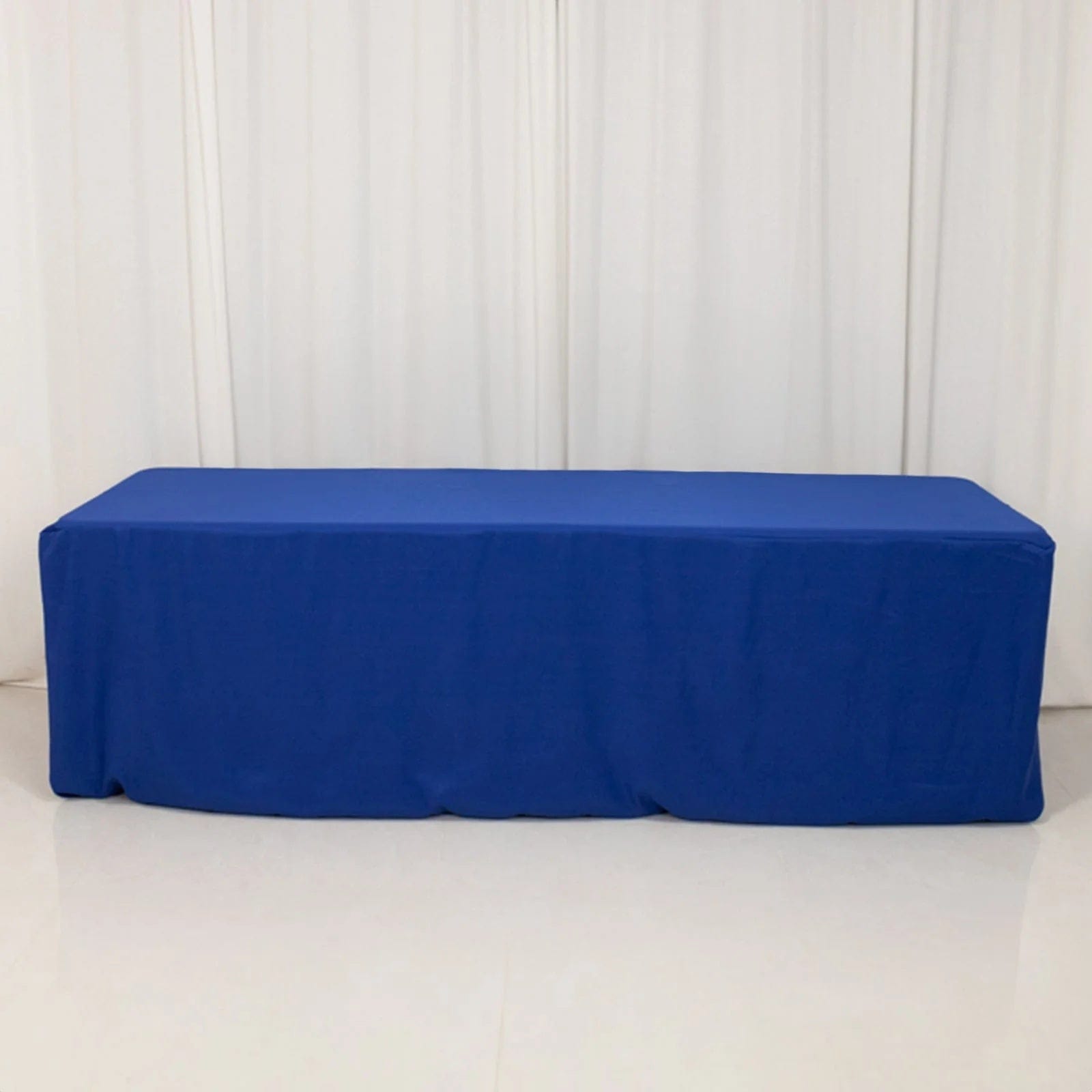 8 feet Fitted Premium Polyester Rectangle Tablecloth