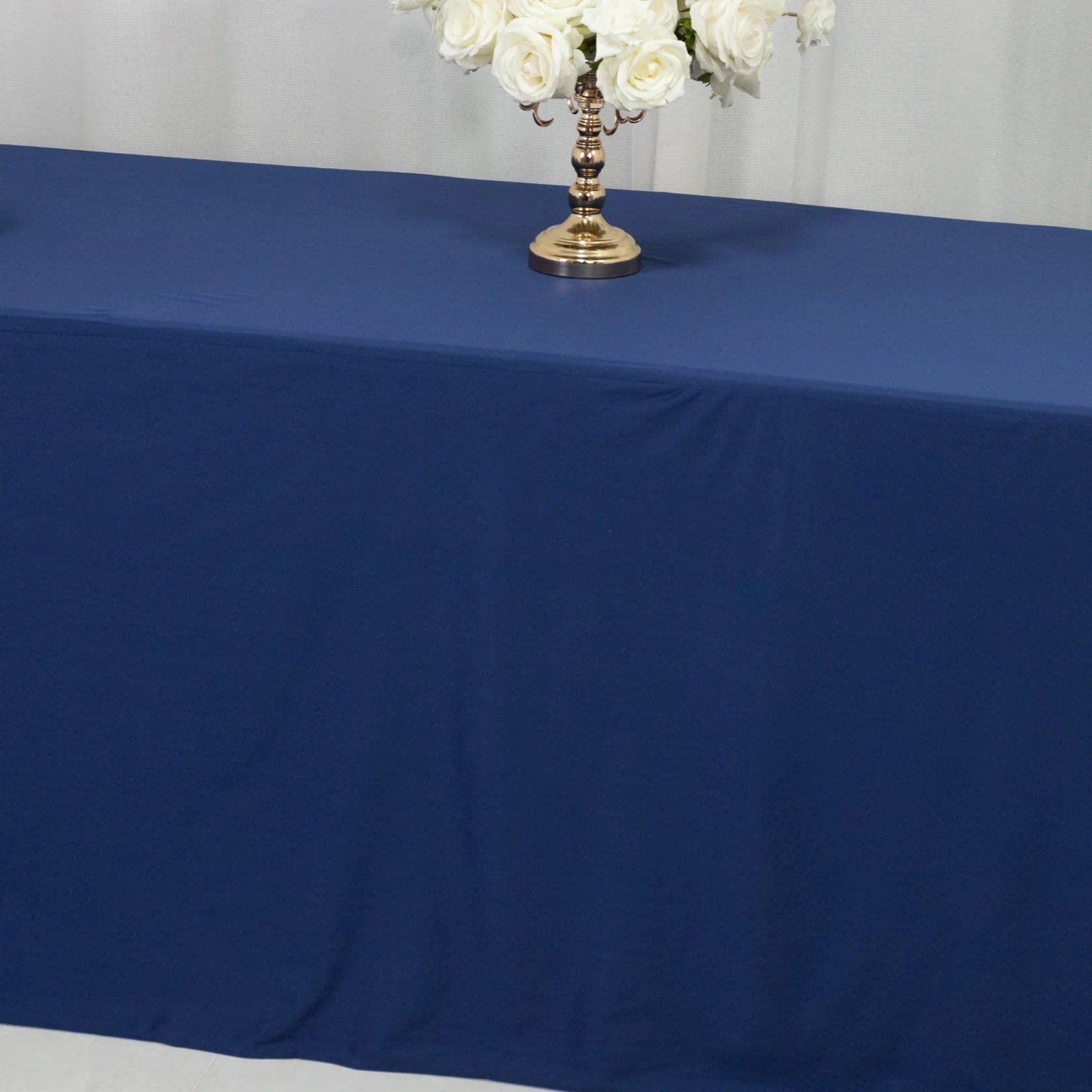 8 feet Fitted Scuba Polyester Rectangle Tablecloth