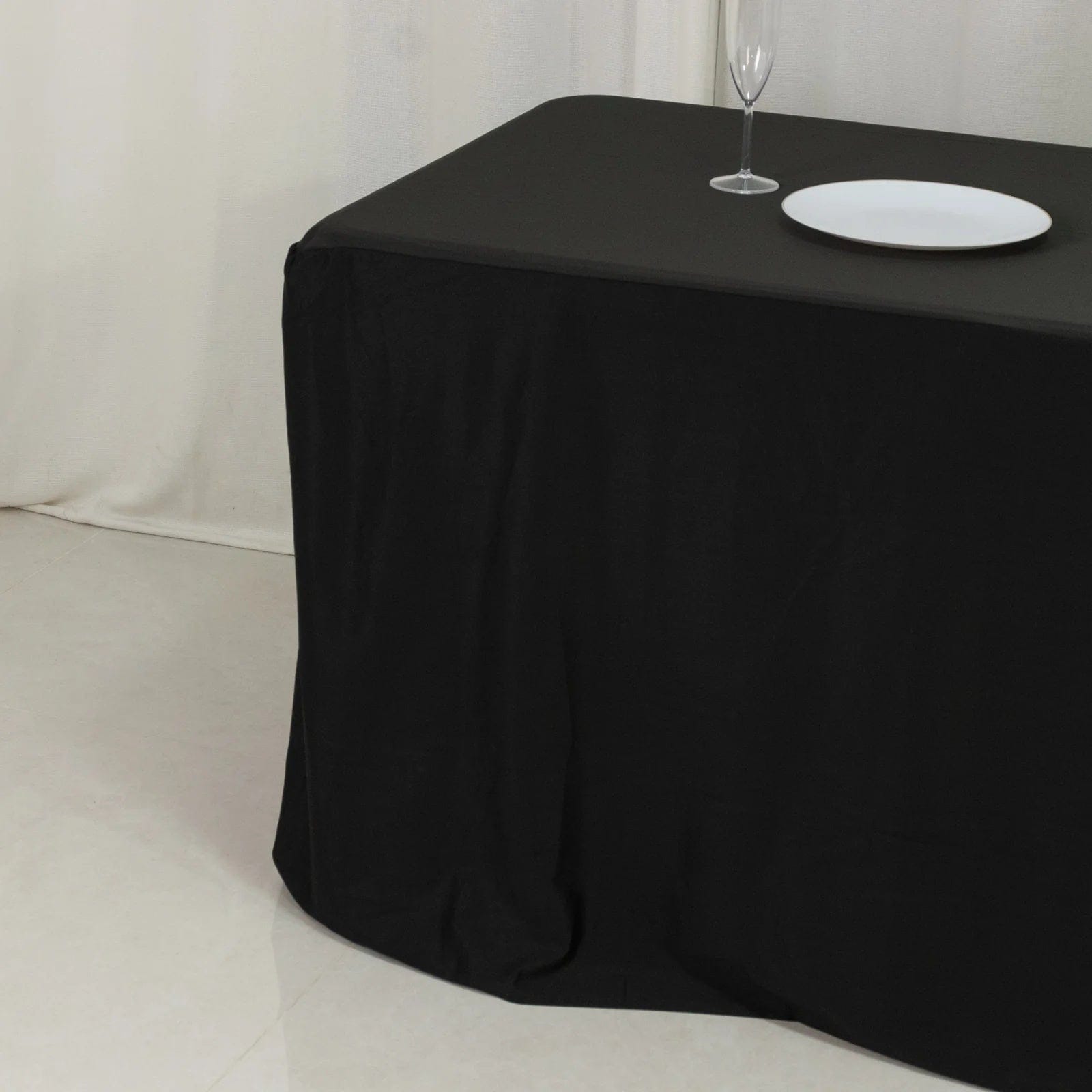 8 feet Fitted Scuba Polyester Rectangle Tablecloth