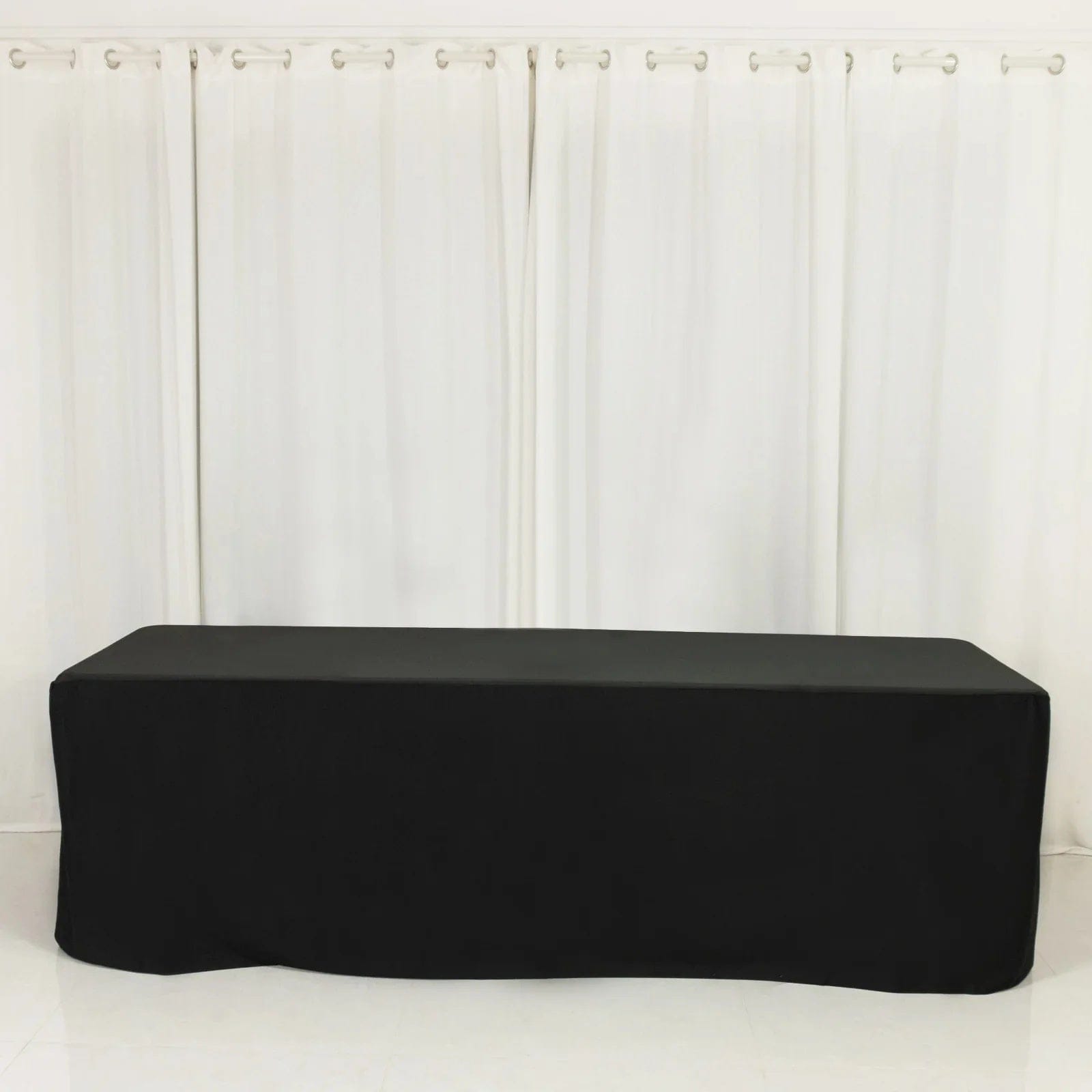 8 feet Fitted Scuba Polyester Rectangle Tablecloth