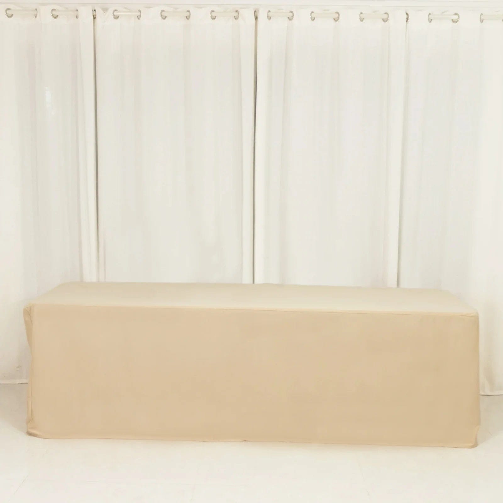 8 feet Fitted Scuba Polyester Rectangle Tablecloth