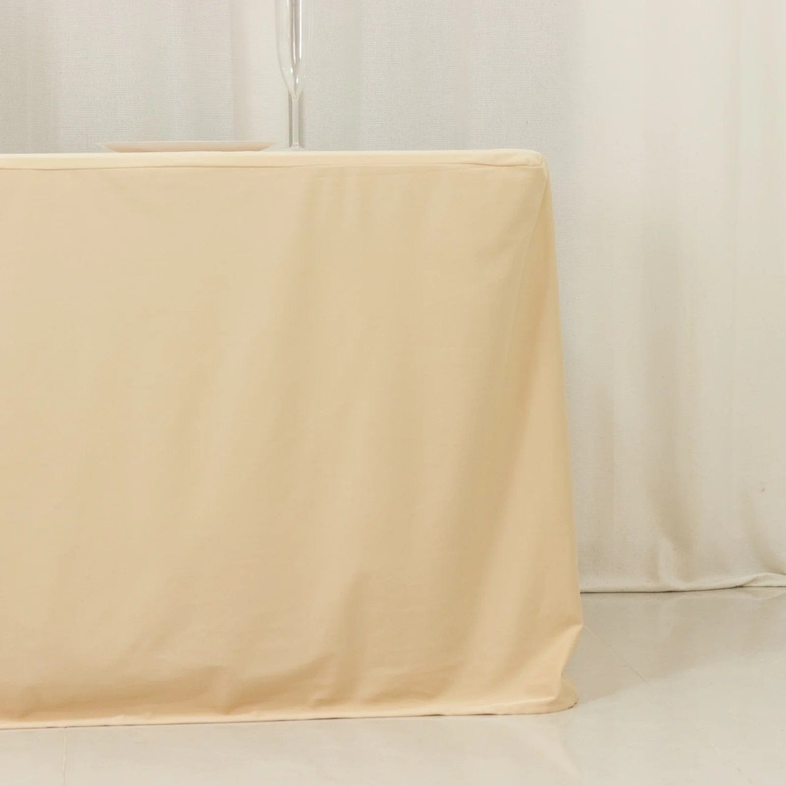 8 feet Fitted Scuba Polyester Rectangle Tablecloth