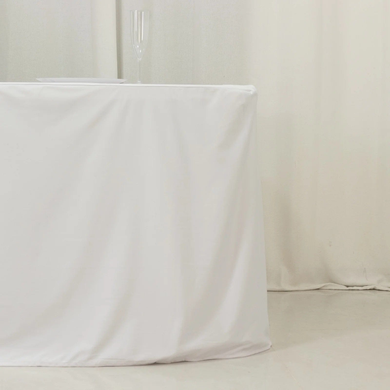 8 feet Fitted Scuba Polyester Rectangle Tablecloth