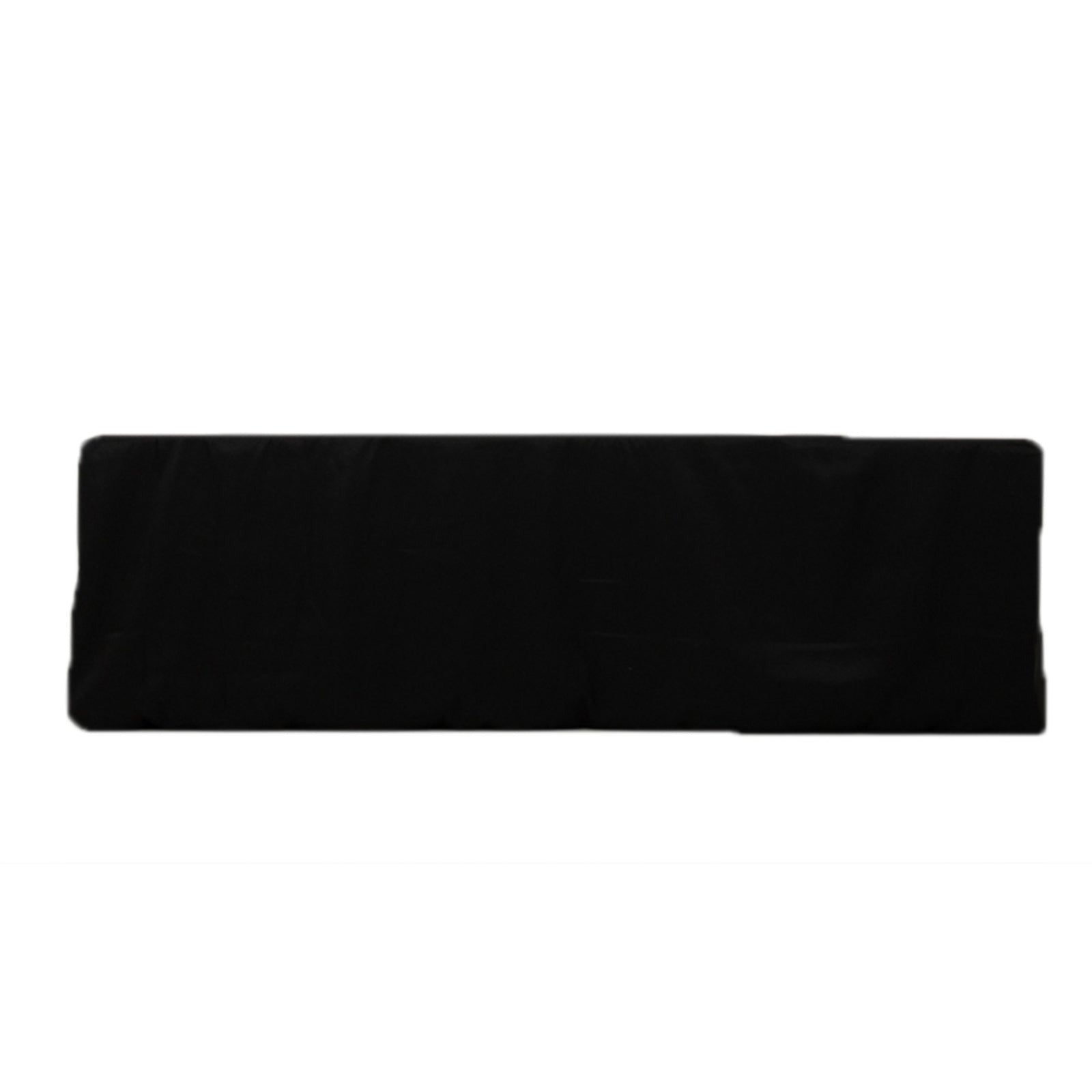 Black 24x30 in Fitted Polyester Rectangular Tablecloth