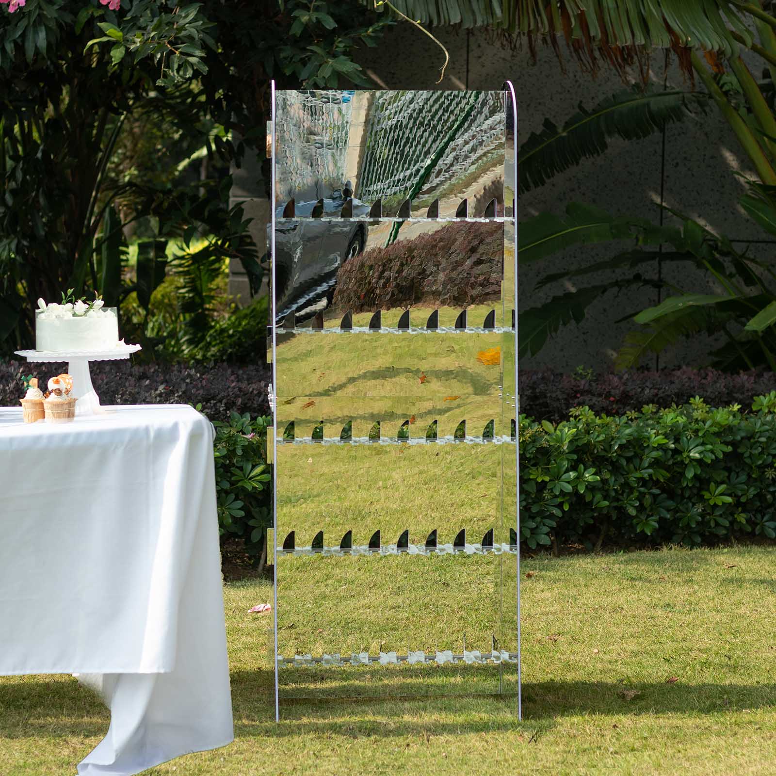 5 feet Foam 5-Tier Wine Glass Rack Champagne Flute Holder Stand