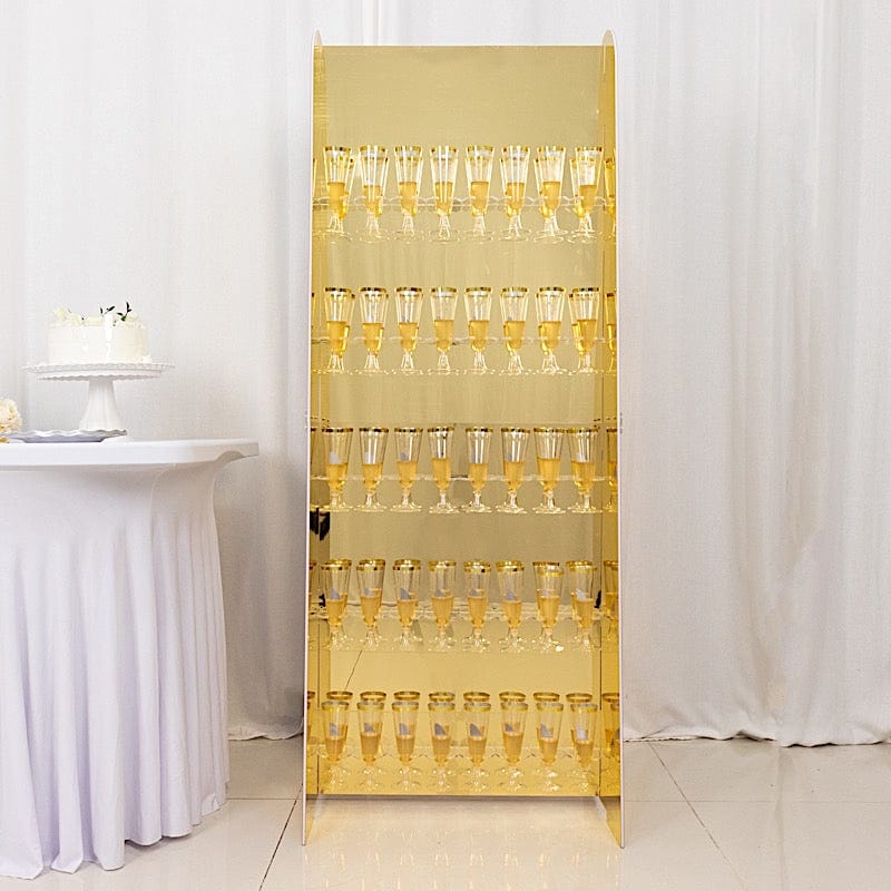 5 feet Foam 5-Tier Wine Glass Rack Champagne Flute Holder Stand