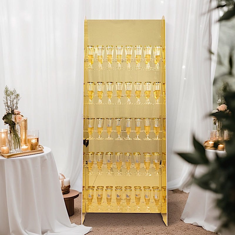 5 feet Foam 5-Tier Wine Glass Rack Champagne Flute Holder Stand