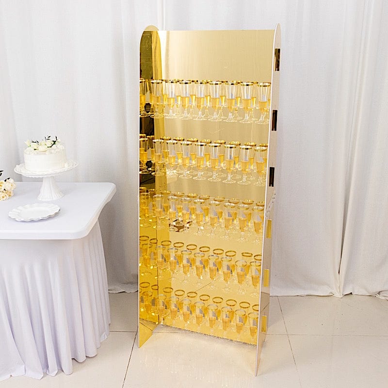 5 feet Foam 5-Tier Wine Glass Rack Champagne Flute Holder Stand