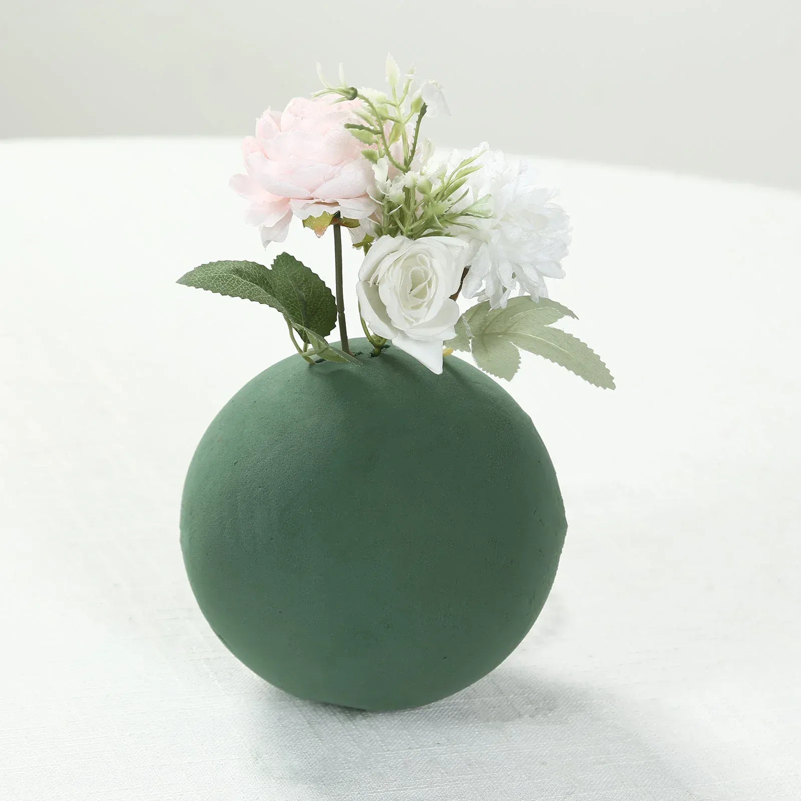 Green 6 in Round Wet Foam Ball Floral Sphere
