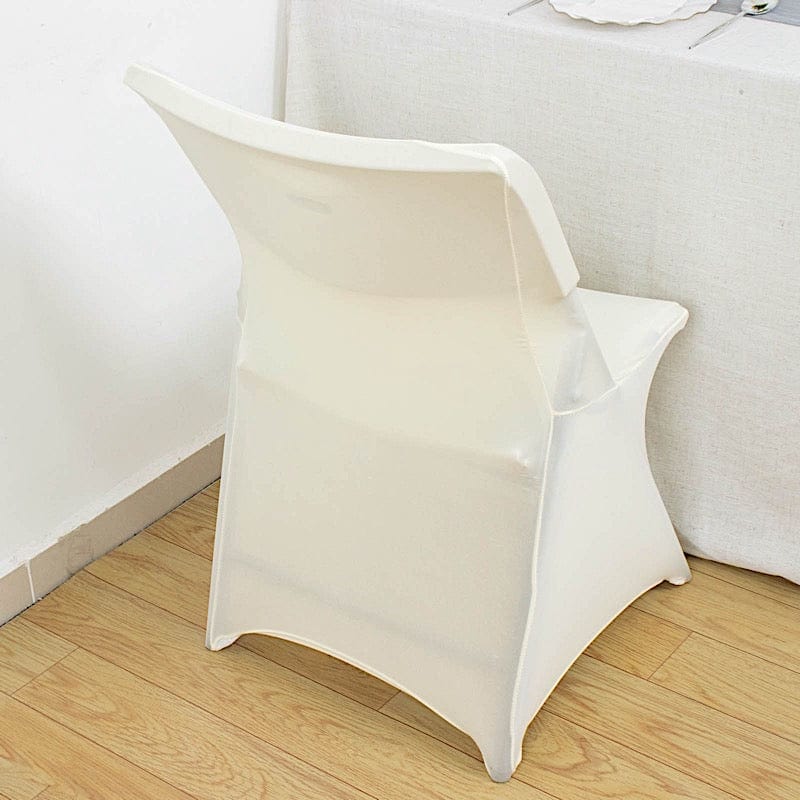 Fitted Premium Spandex Stretchable Lifetime Folding Chair Cover