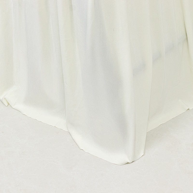 Pleated Spandex Chair Cover Stretch Slipcover with Floor-Length Skirt