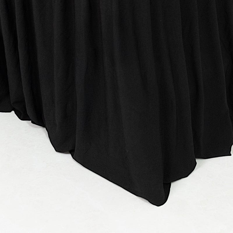 Pleated Spandex Chair Cover Stretch Slipcover with Floor-Length Skirt