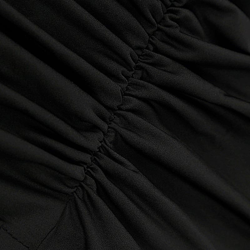 Spandex Fitted Folding with Ruched Swag Back and Foot Pockets Chair Cover